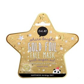 OhK- Shine Bright - Gold Foil Face Mask kasvonaamio