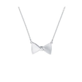 Ted Baker TESSLA- CRYSTAL TUX BOW PENDANT, IMITATION RHODIUM