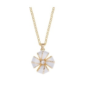 Ted Baker-Rosette neck white