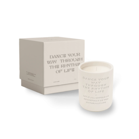 The Gift Label CEMENTED CANDLE 360GR - STUDIO - DANCE YOUR WAY kynttilä 360g/90h