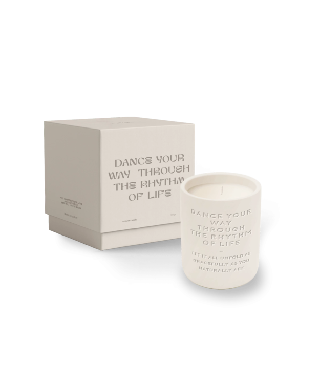 The Gift Label CEMENTED CANDLE 360GR - STUDIO - DANCE YOUR WAY kynttilä 360g/90h